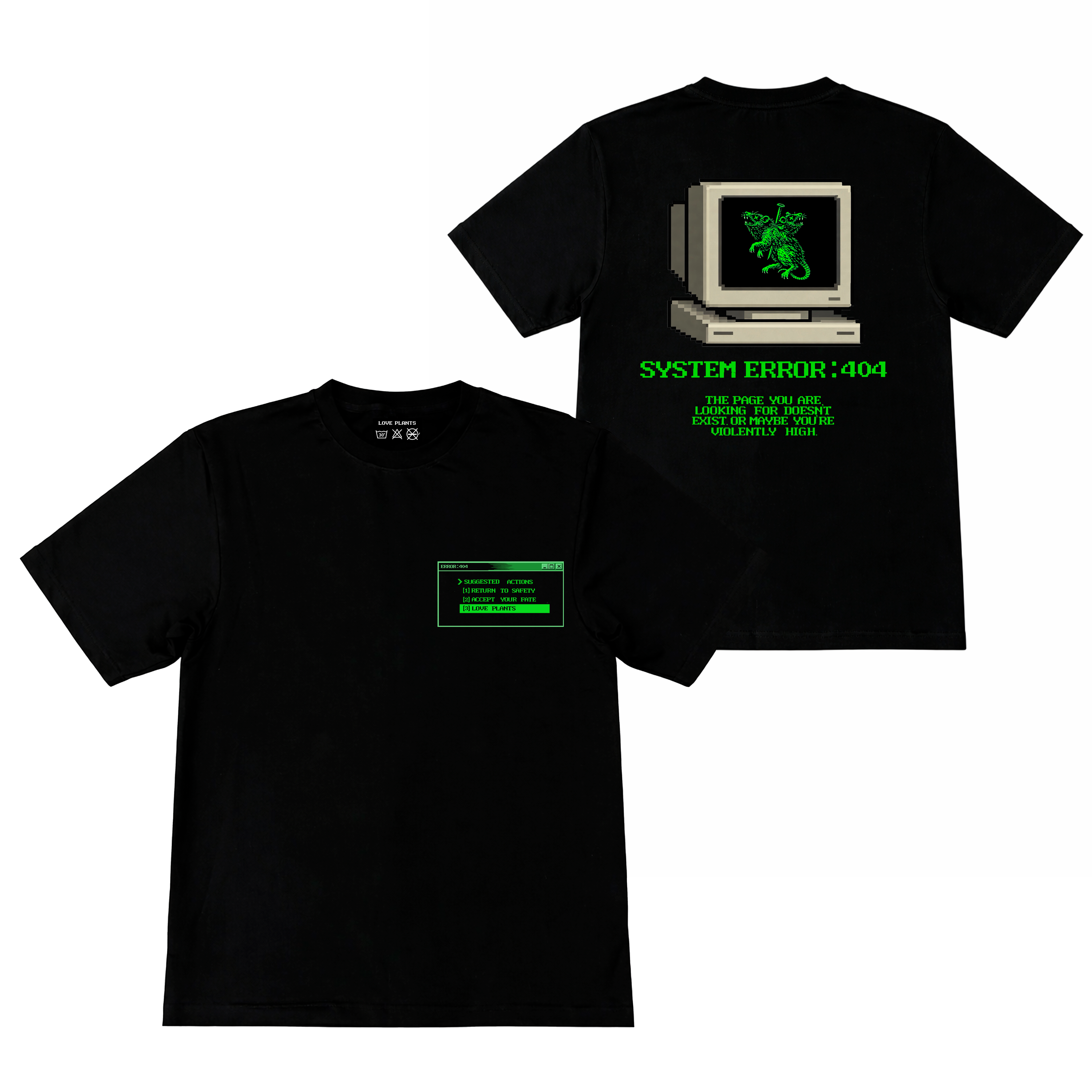 футболка system error черная