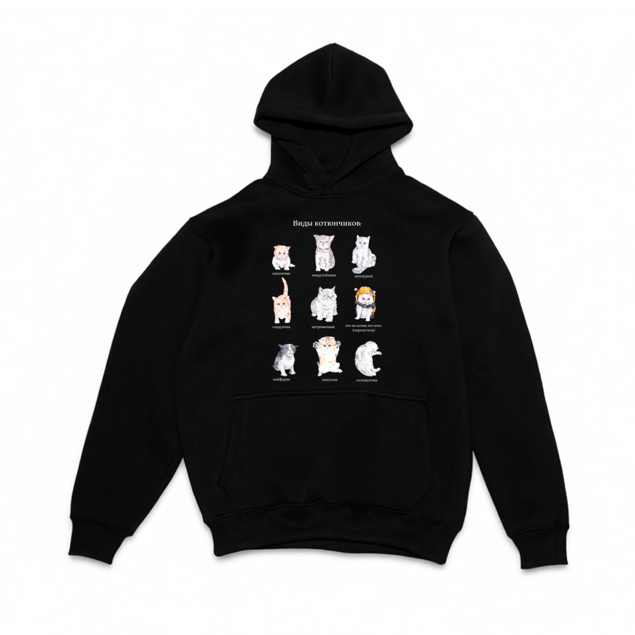 худи виды котюнчиков